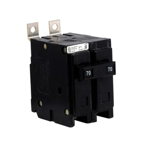 70A Two Pole 120/240V QB Thermal Magnetic Circuit Breaker QBHW2070