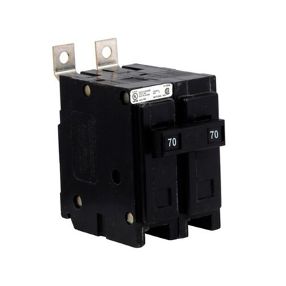 70A Two Pole 120/240V QB Thermal Magnetic Circuit Breaker QBHW2070