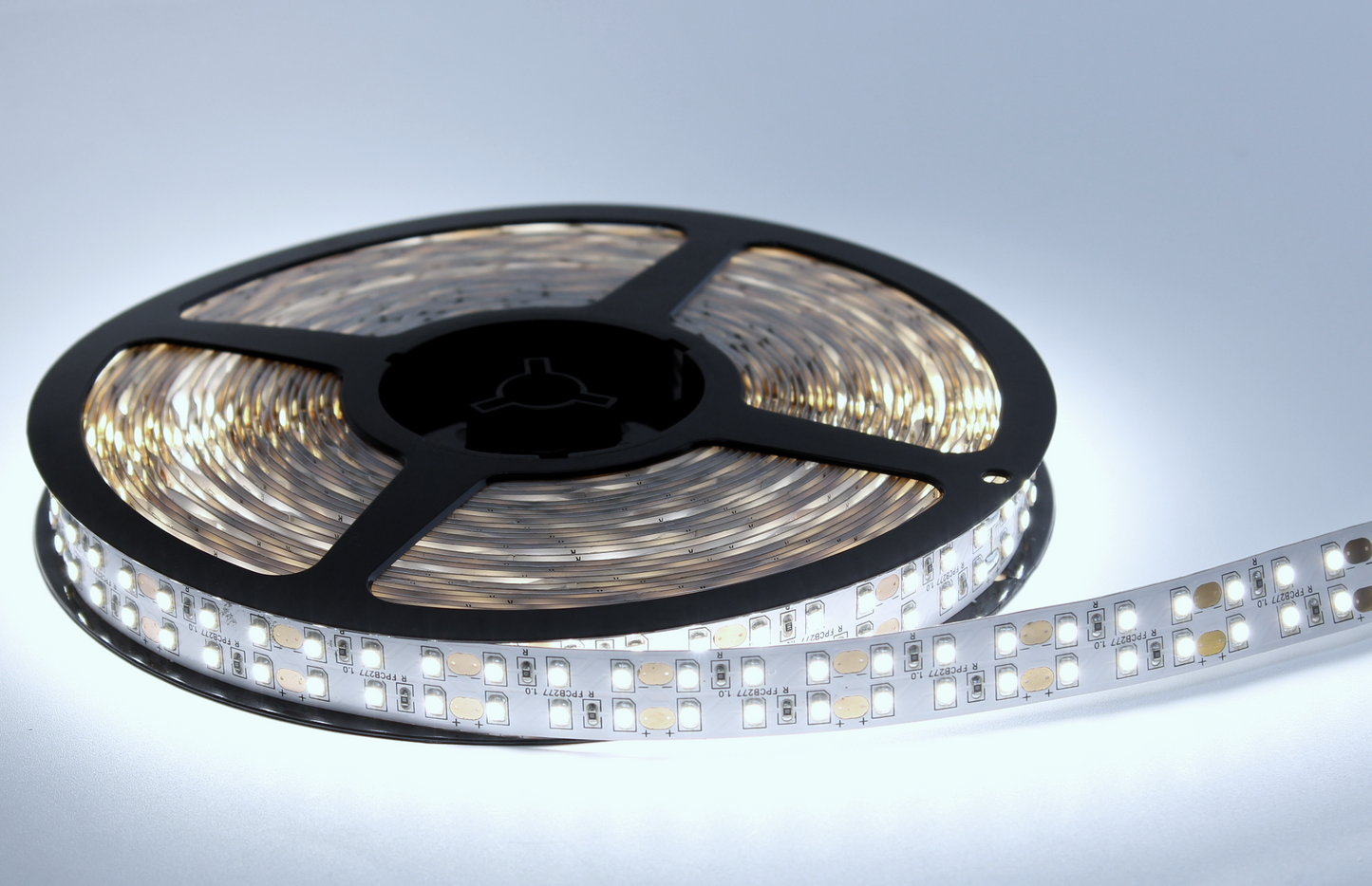 12VDC Double Row Ultra Bright Flexible LED Strip Full 12M Reel (White)