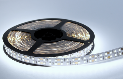 12VDC Double Row Ultra Bright Flexible LED Strip Full 12M Reel (White)