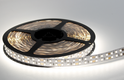 12VDC Double Row Ultra Bright Flexible LED Strip Full 12M Reel (White)