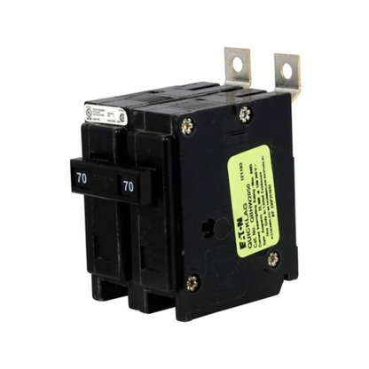 70A Two Pole 120/240V QB Thermal Magnetic Circuit Breaker QBHW2070