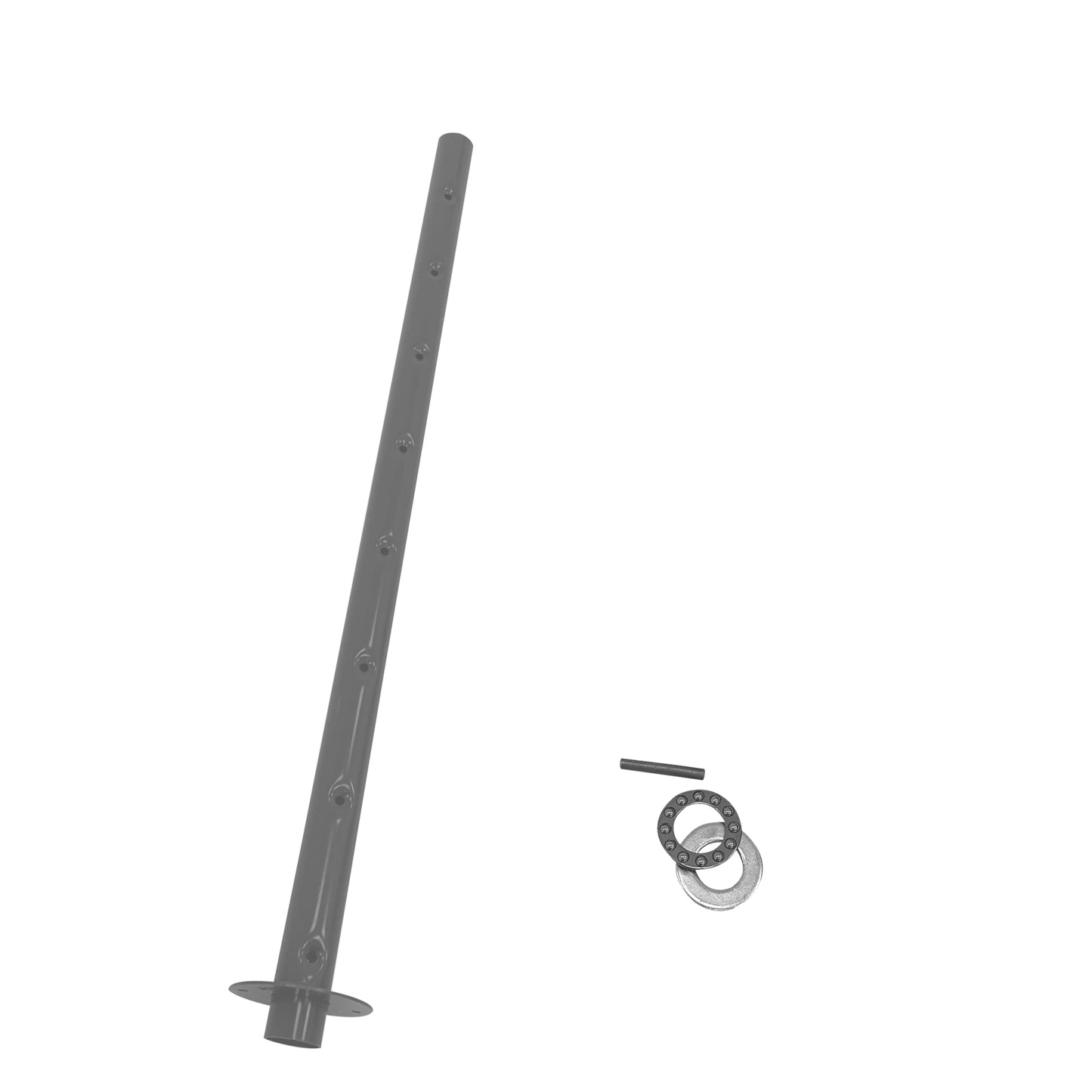 1308-95 34″ Revolving Rotabin, 8 Shelves