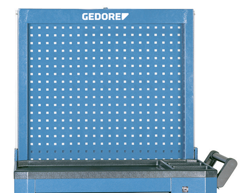 1446169 - Liftable Perforated Metal Rear Wall for Tool Trolleys No. 2004