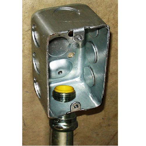 4"X2" Handy Box 2-1/8" Deep Drawn With Conduit Ko's Stainless Steel G19282-SS (Pack of 50)