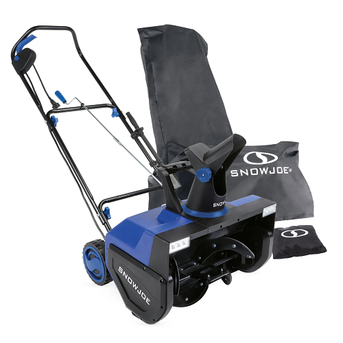 22-Inch Electric Snow Shovel with 10A Dual LED Lights & Cover