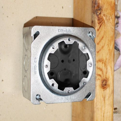 4" Square To Round Perfect Fit Device Ring 2" Raised EXR-2 (Pack of 40)