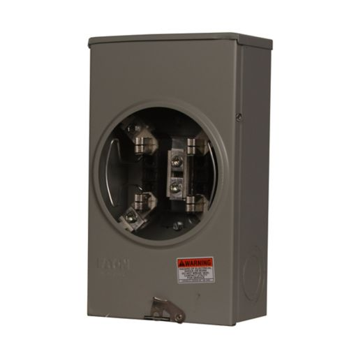 1-Gang 200A 600V Single-Phase Meter Socket With Horn Bypass 1004161ACH