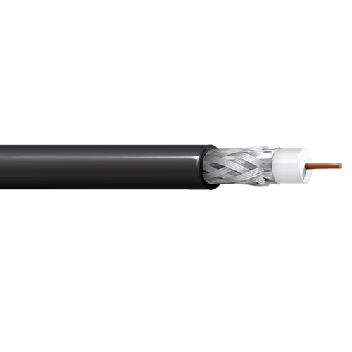 Belden 7810R 10 AWG 1 Conductor Solid RG8 Wireless Transmission 50 Ohm Coax Cable