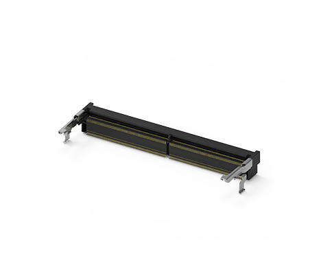 DDR5 SODIMM Socket, Horizontal 9.2H, STD, G/F, Black