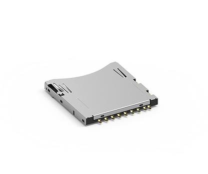 ATTEND SD Card Socket, Push-Push Type, w/Lock