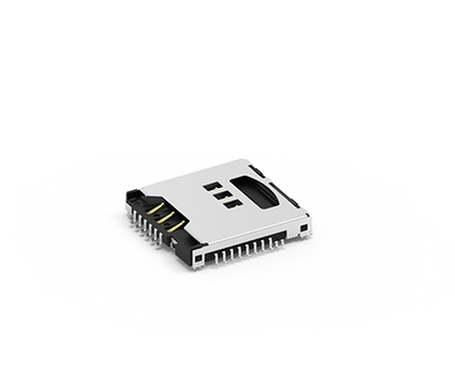 Micro SD with SIM Card Socket Push-Push Type