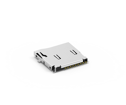 Micro SD Socket Push-Push Type with Switch H=1.85mm