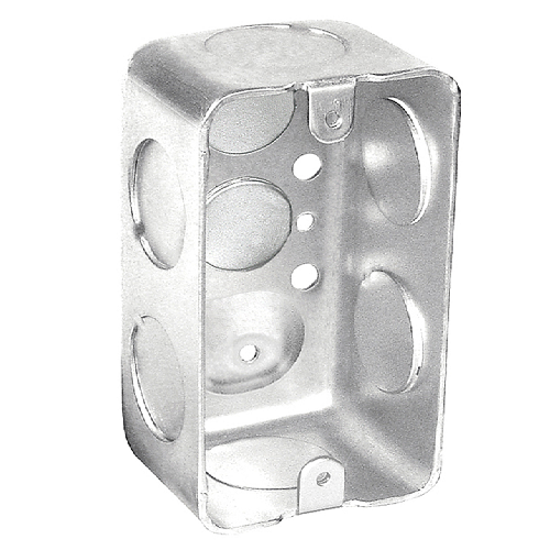 4"X2" Handy Box 1-7/8" Deep Drawn With Conduit KO's G19281-3/4 (Pack of 100)