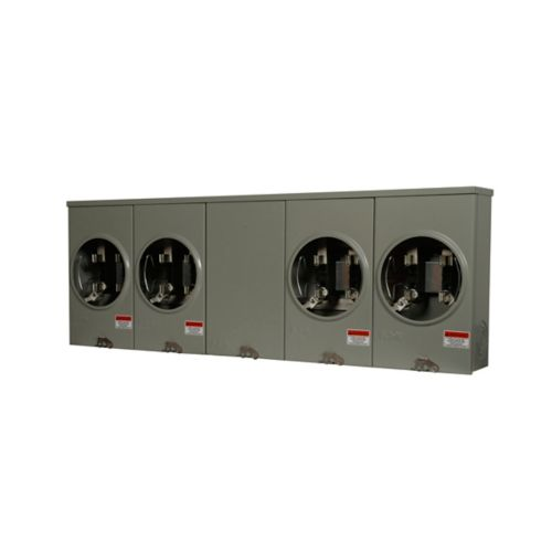 4-Gang 100A 600V Single-Phase Meter Socket 1004428ACH