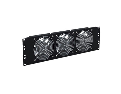 1908-3-001-02 3U Triple Fan Panel