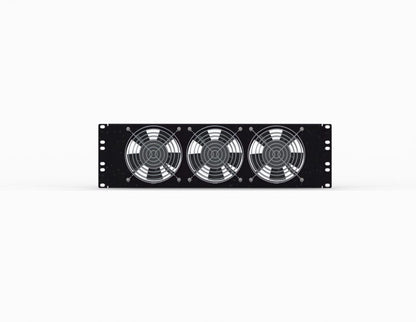 1908-3-001-02 3U Triple Fan Panel