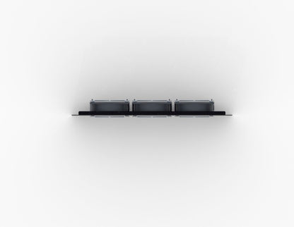 1908-3-001-02 3U Triple Fan Panel