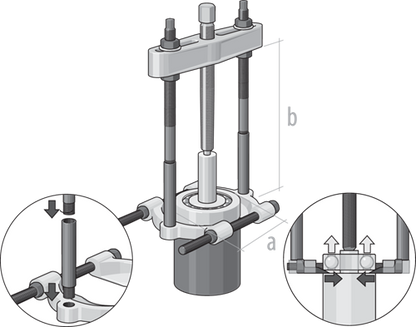8109830 - Durable Separator & Puller Set in Robust Metal Case