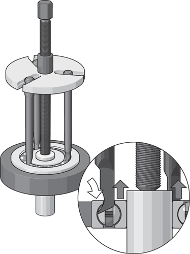 1553542 - GEDORE Ball Bearing Extractor for 40+ Bearings, Easy Use