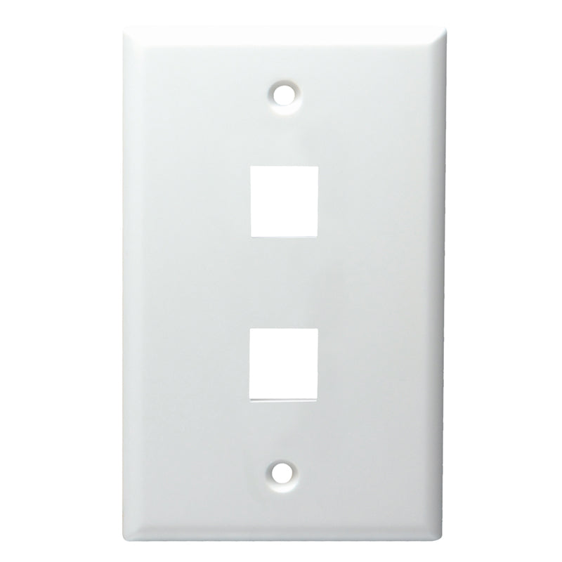 20-3002-XX Keystone Plate 2 Port UL