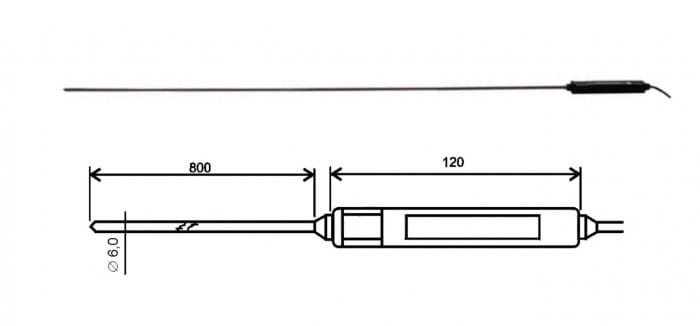 2021-150/C Temperature Probe 1 Meter