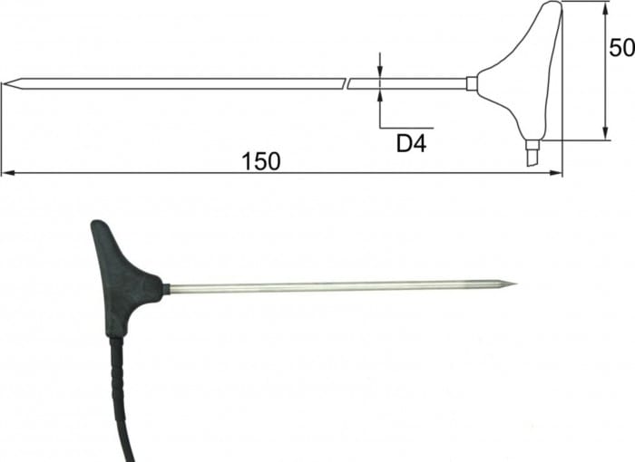 2091-250/0 Temperature Probe -50 to +250°C