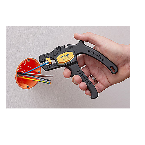 24-10 AWG Ergonomic Automatic Wire Stripping Pliers Super 4 Plus Jokari 20050
