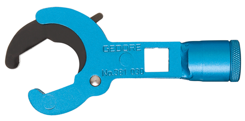 2233673 - Euro-Cone Radiator Spanner with Ratchet for 30mm Fittings