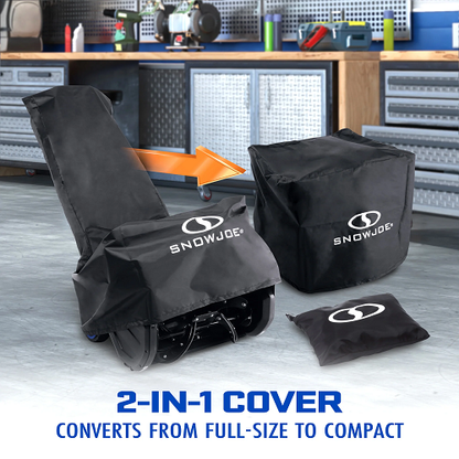 24V Cordless Snow Shovel & 48V Cordless Snow Blower with 3 x 4.0 Ah Batteries, 2 Chargers, Ice Scrapers, and Covers