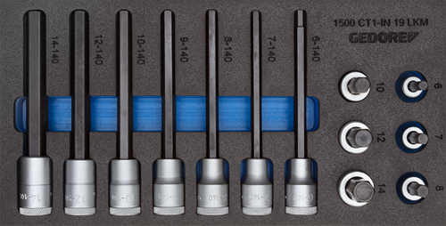 2308932 - Versatile 1/2" Screwdriver Bits with Various Sizes in CT Module
