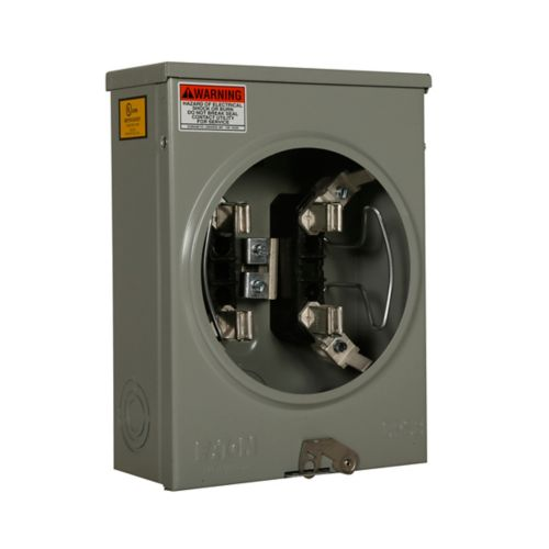 1-Gang 125A 600V Single-Phase Meter Socket 1005826ACH