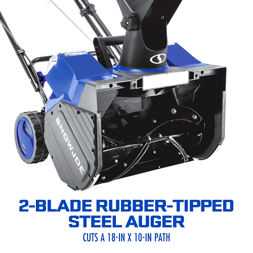 24V Cordless Snow Shovel & 48V Cordless Snow Blower with 3 x 4.0 Ah Batteries, 2 Chargers, Ice Scrapers, and Covers