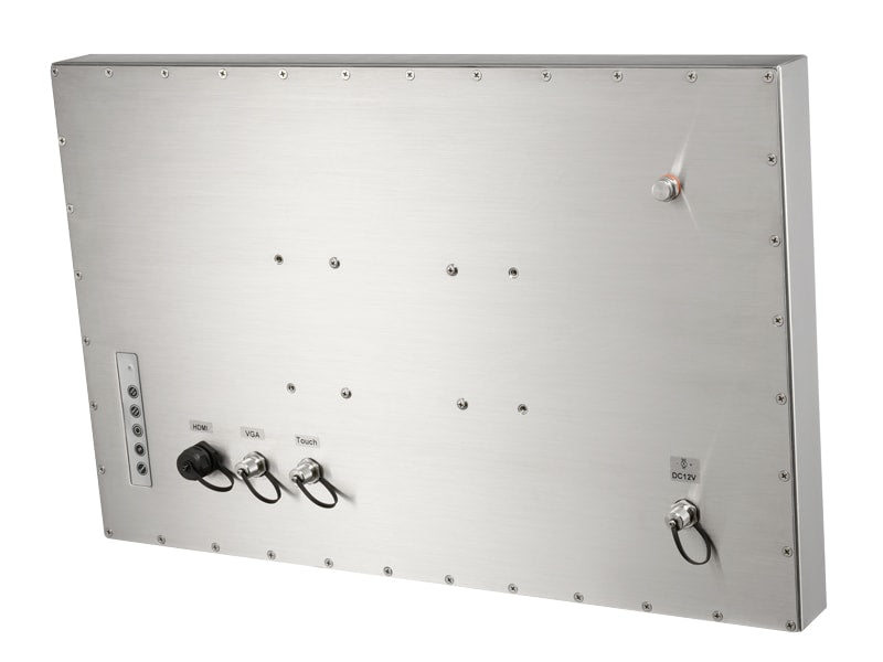 2409 - IP69K Rugged Stainless Steel Sunlight Readable LCD Display Monitor