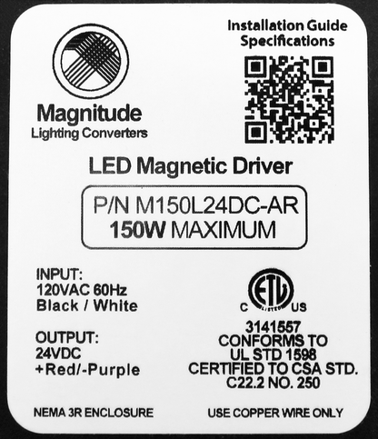 24VDC Magnitude Magnetic Dimmable Transformer