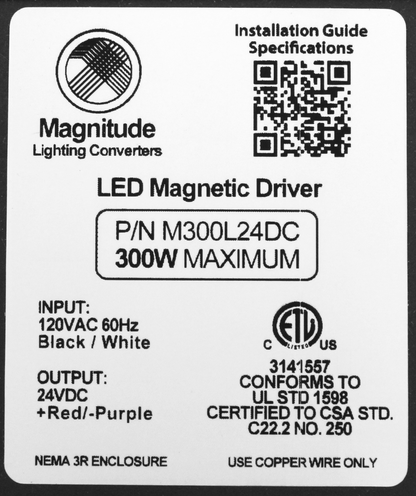 24VDC Magnitude Magnetic Dimmable Transformer
