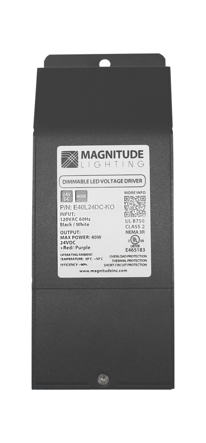 24VDC Magnitude E-Series Dimmable Transformer