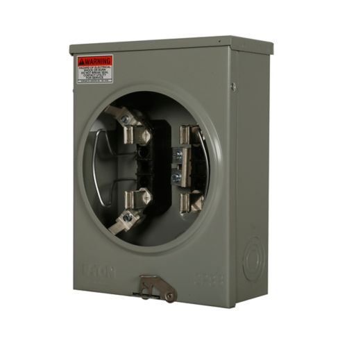 1-Gang 125A 600V Single-Phase Meter Socket 1005826ACH