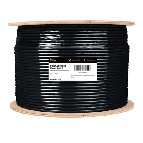 Unshielded Cat6A Direct Burial Ethernet Cable 500FT