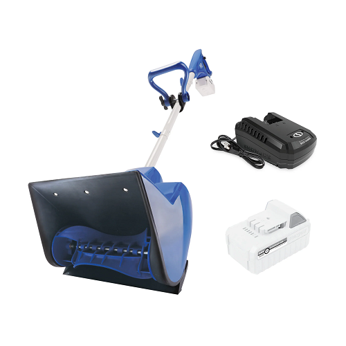 11-Inch 24V Cordless Snow Shovel Kit Includes 5.0Ah Battery & Charger