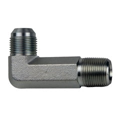 2501LL2020 - 90-Degree Extra Long Steel Elbow - 1-1/4 in Male JIC to Male NPTF