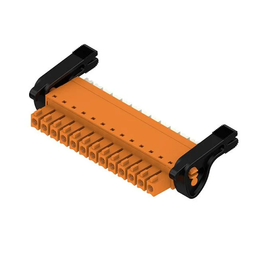 2442710000 - 3.81mm 13-Pole PCB Connector with 180° Angle and Push-In Mechanism  (Pack of 50)