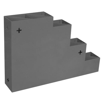 298-95 Cable Tie Rack, Steel, Gray