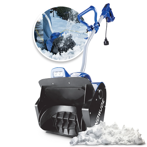 11-Inch Electric Snow Shovel with 10A Motor & Adjustable Handle