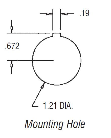 40102-124 30.5mm Mushroom and Rope Pull Operators