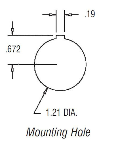 40102-214 30.5mm Mushroom and Rope Pull Operators