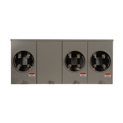 3-Gang 200A 600V Single-Phase Meter Socket 1007701CH