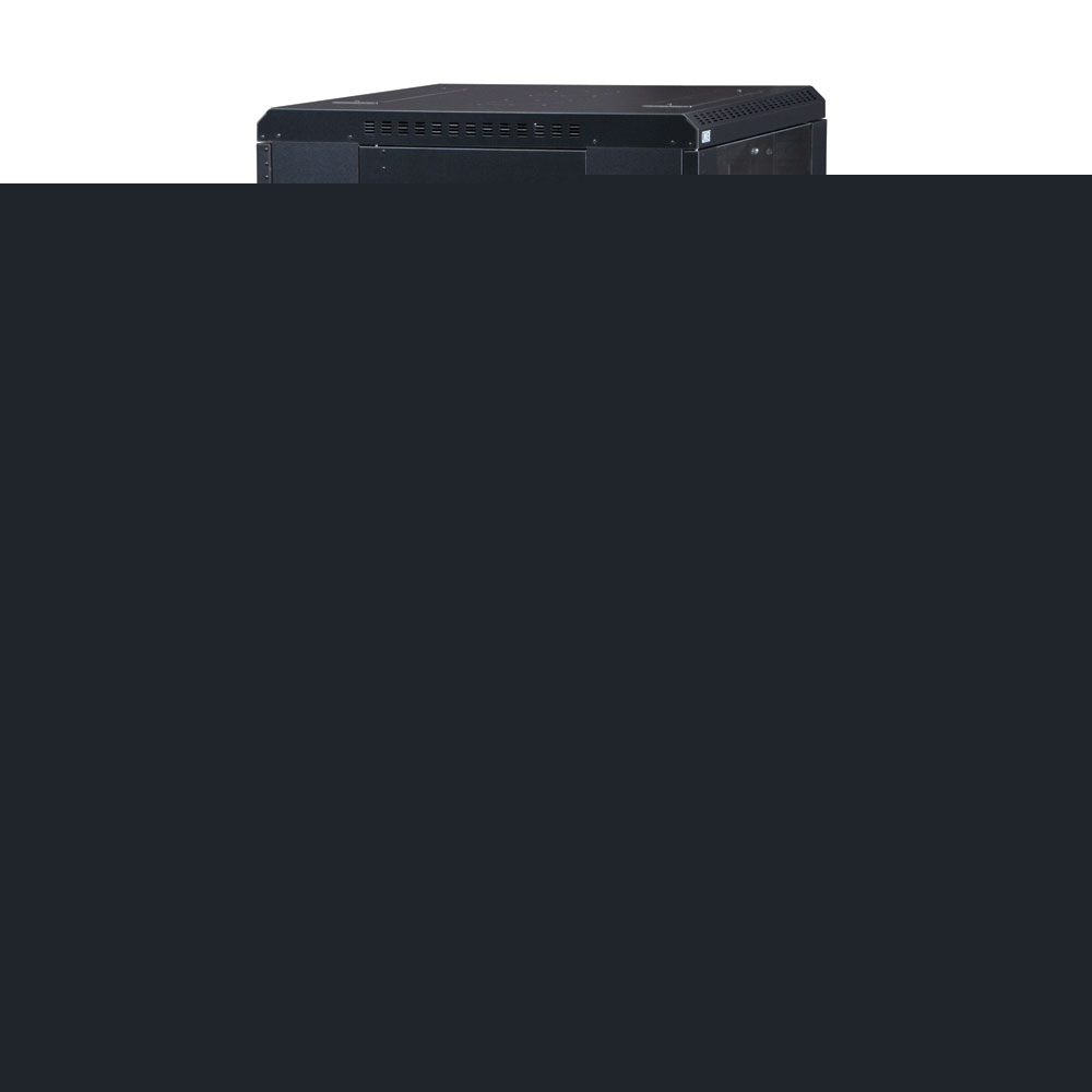 3100-3-024-27 27U LINIER Server Cabinet - Glass/Vented Doors - 24" Depth