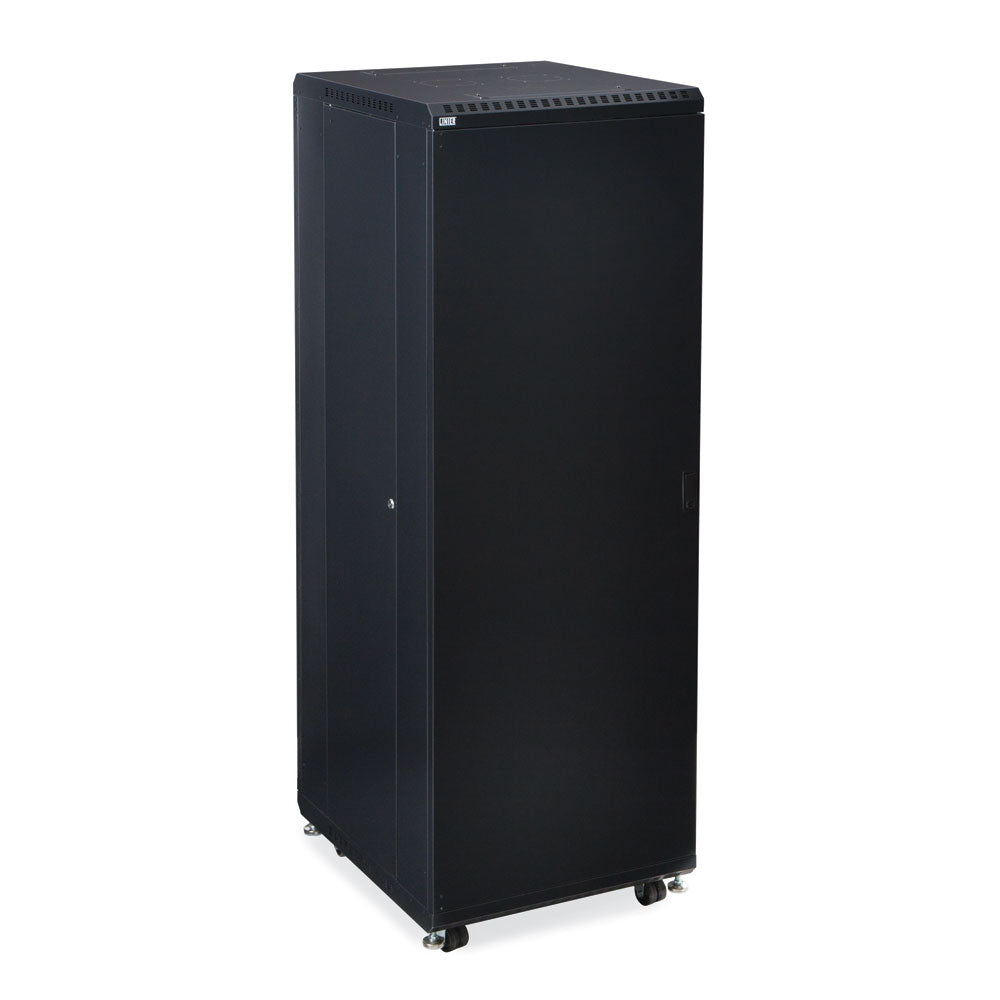 3108-3-024-37 37U LINIER Server Cabinet - Solid/Solid Doors - 24" Depth