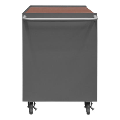 3112-TH-95 Mobile Bench Cabinet, 2 Doors, Hard Board Top